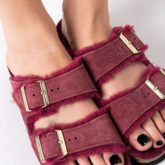 Birkenstocks Arizona Shearling Women's 40 - Picture 2 of 10